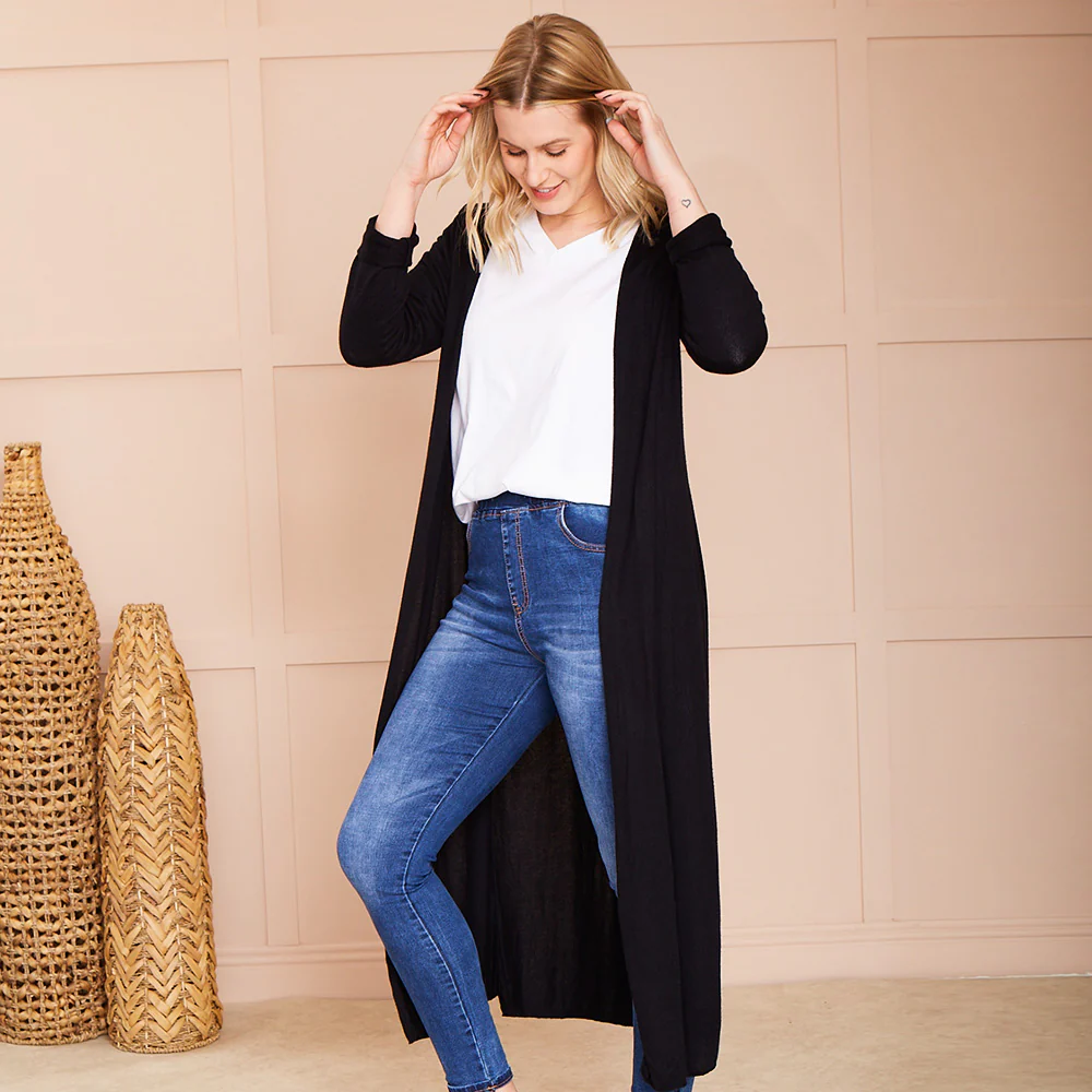 Emilia Cardigan (Black) - Image 2