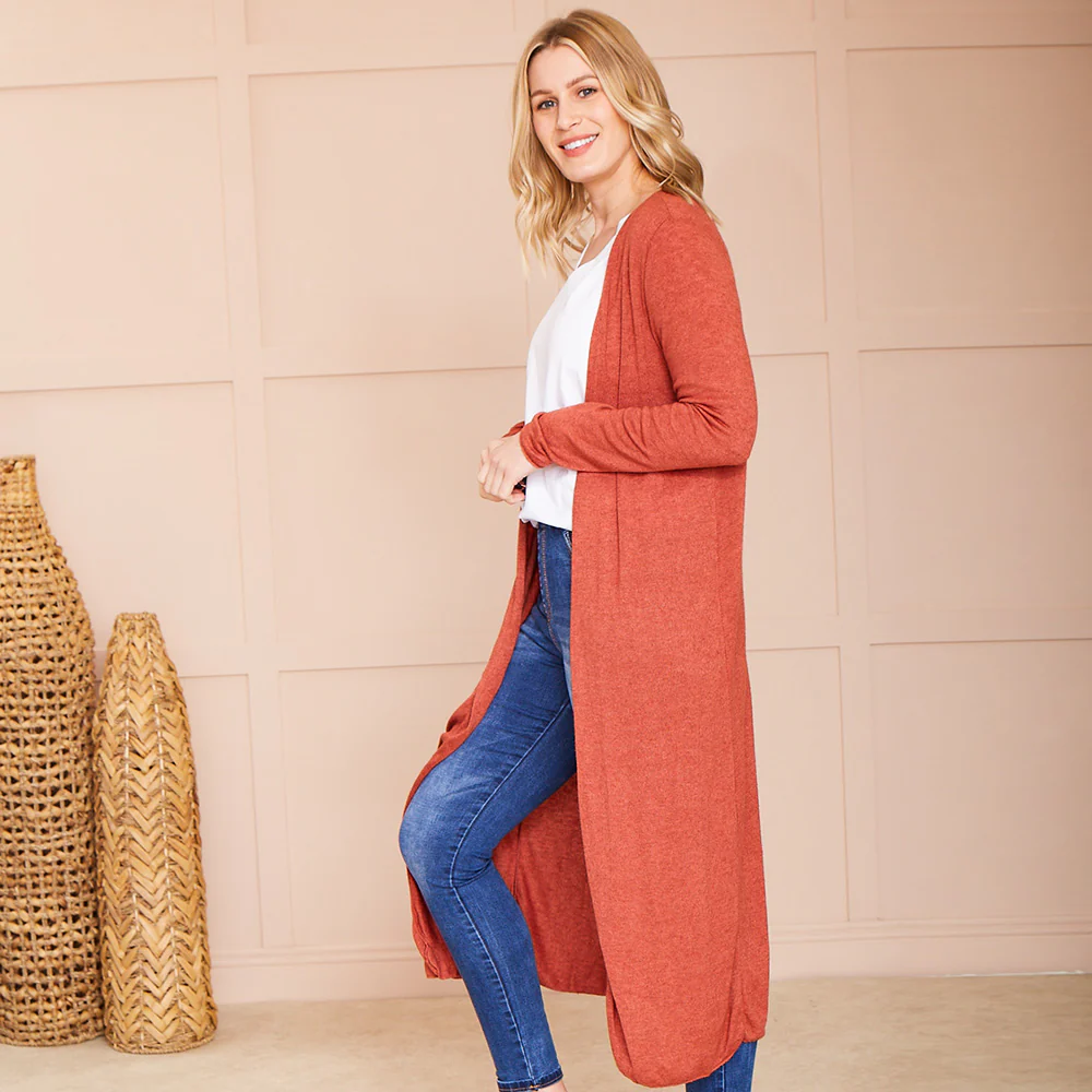 Emilia Cardigan (Terracotta) - Image 3