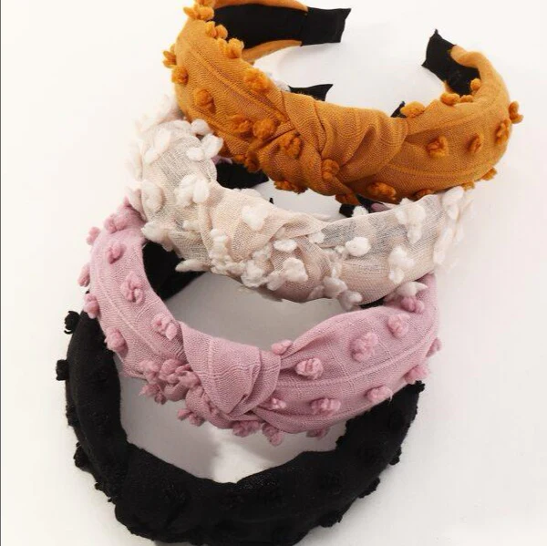 4pcs Poplin Hairband - Image 4