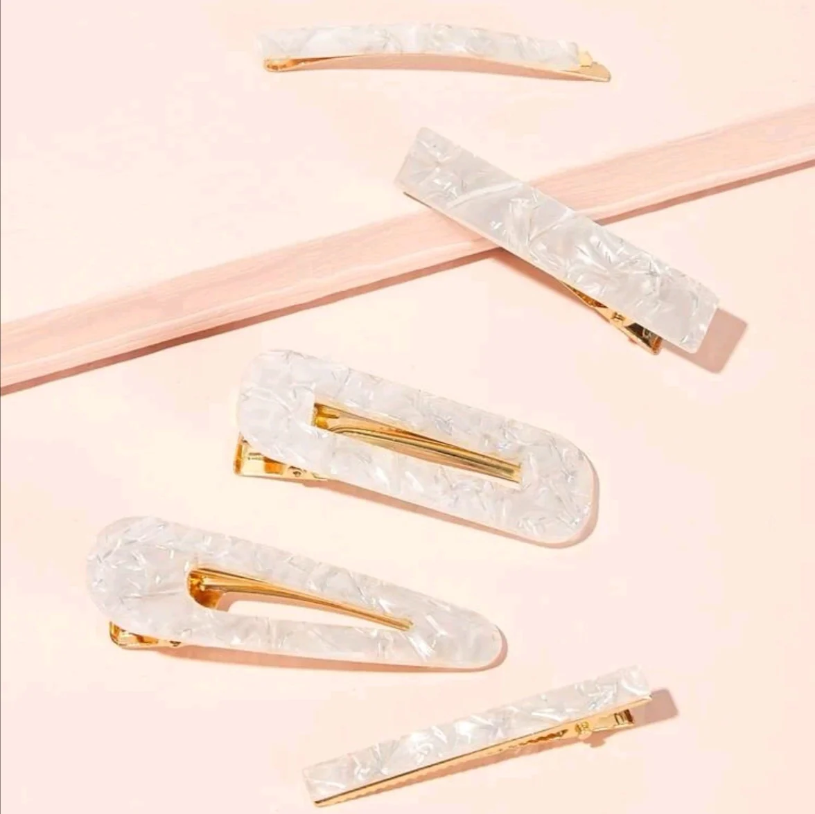 5pcs Pearl Hair Clips