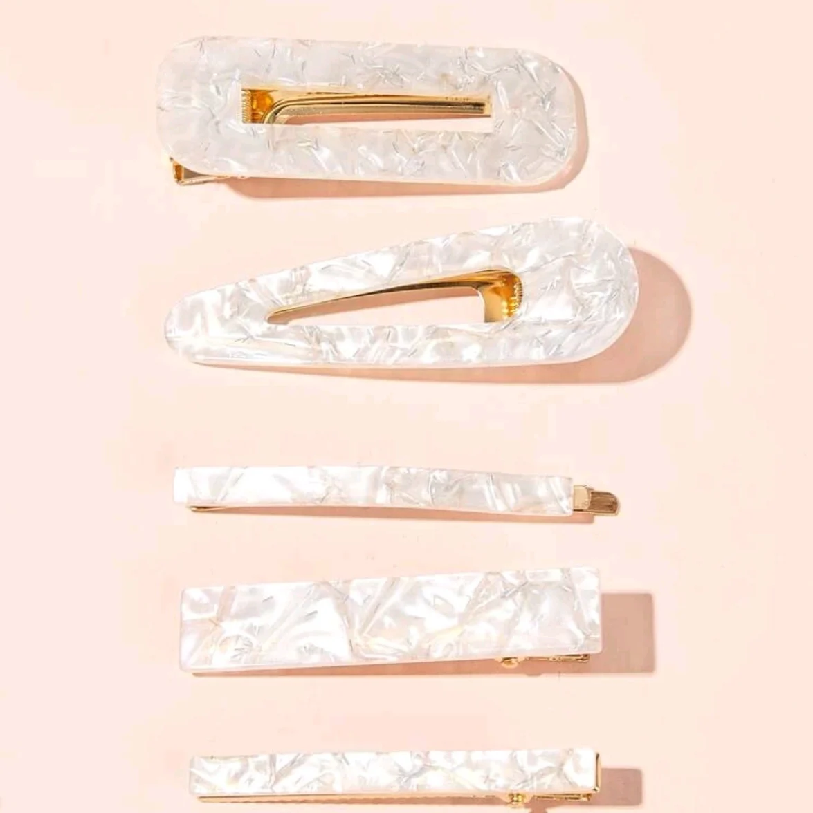 5pcs Pearl Hair Clips - Image 2