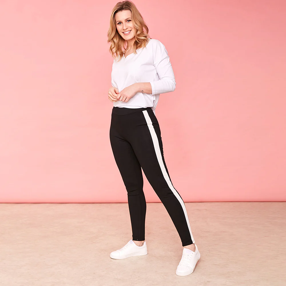 Amaya Legging (White Stripe) - Image 3