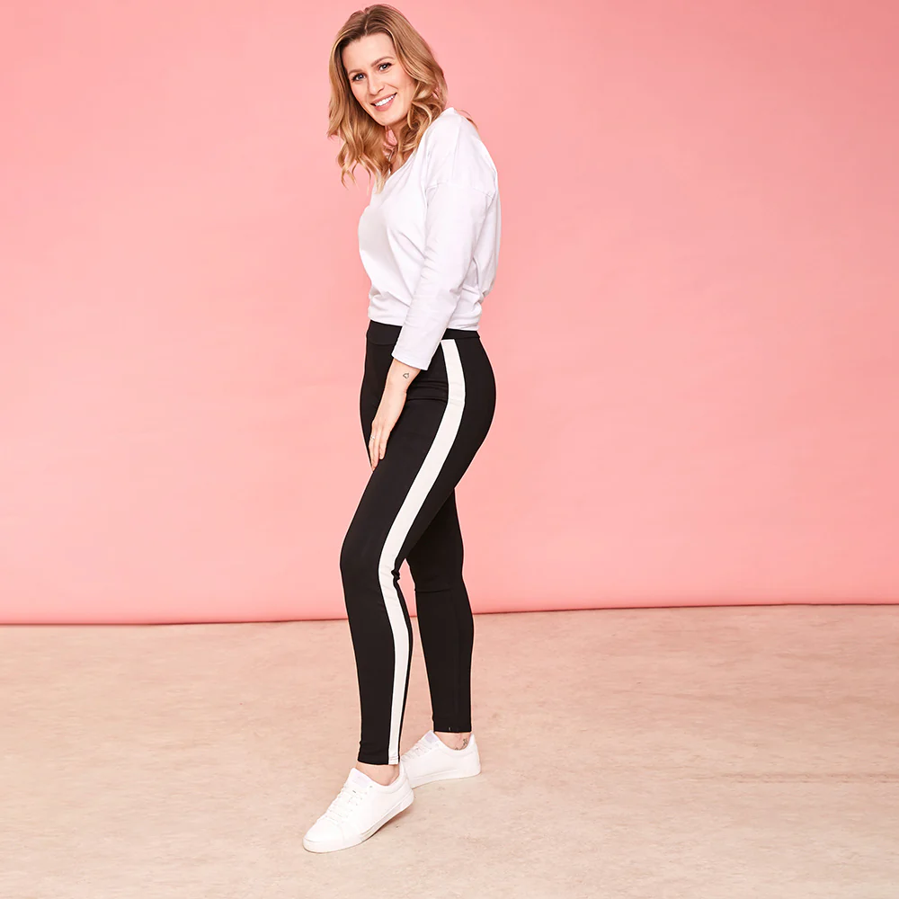 Amaya Legging (White Stripe) - Image 5