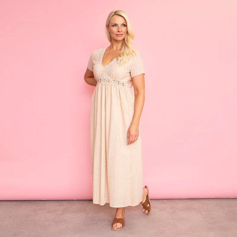 Tilly Dress (Beige) - Image 3