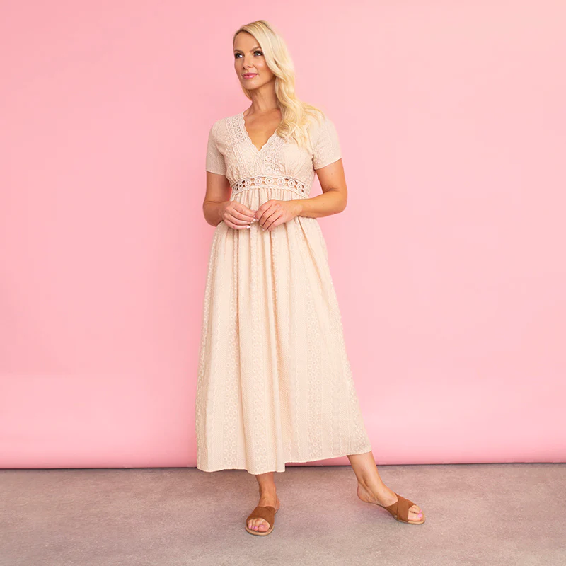 Tilly Dress (Beige) - Image 4