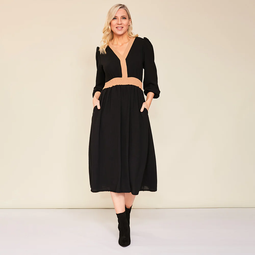 Adelle Dress (Black) - Image 4