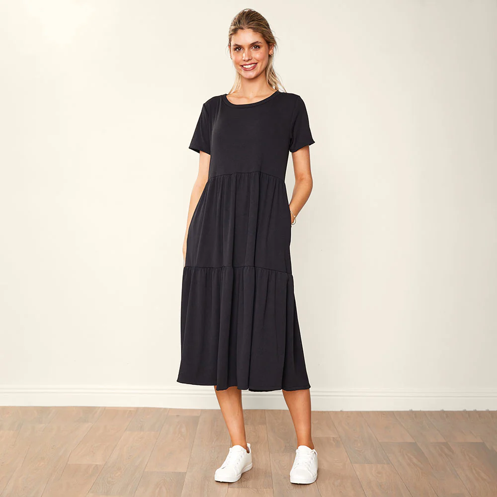 Aida Dress (Black) - Image 10