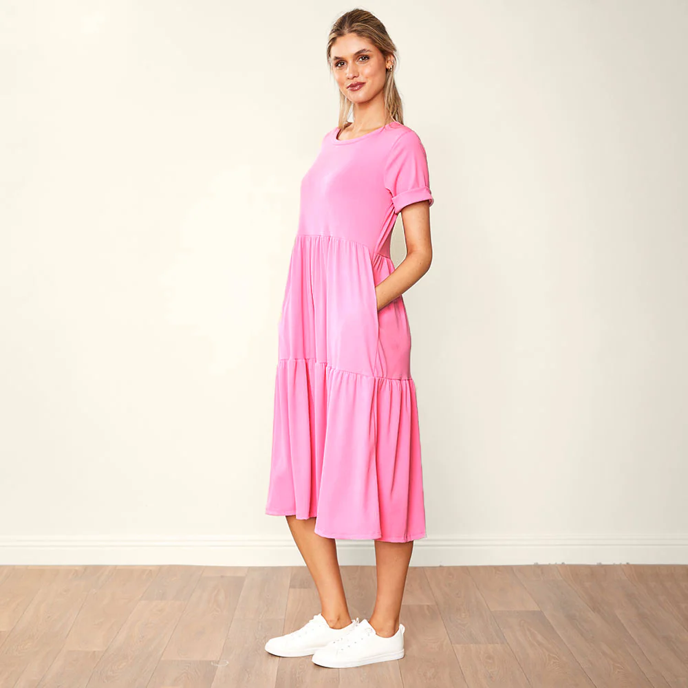 Aida Dress (Pink) - Image 2