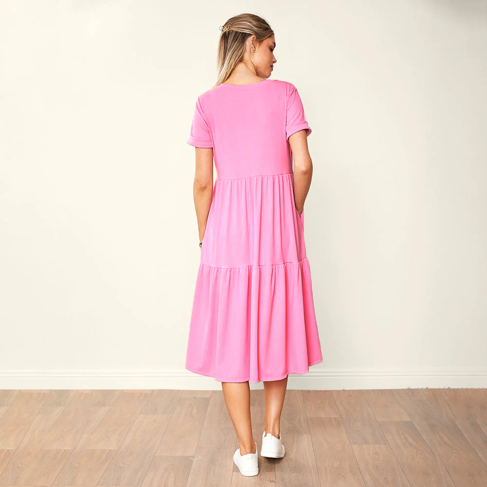 Aida Dress (Pink) - Image 3