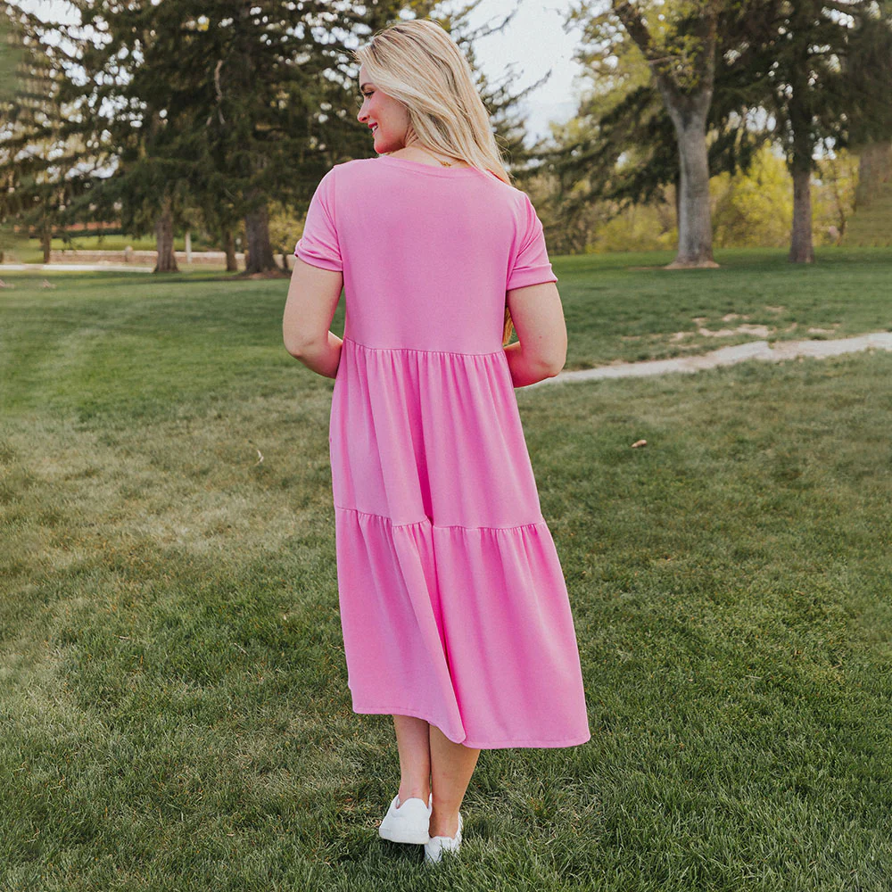 Aida Dress (Pink) - Image 8