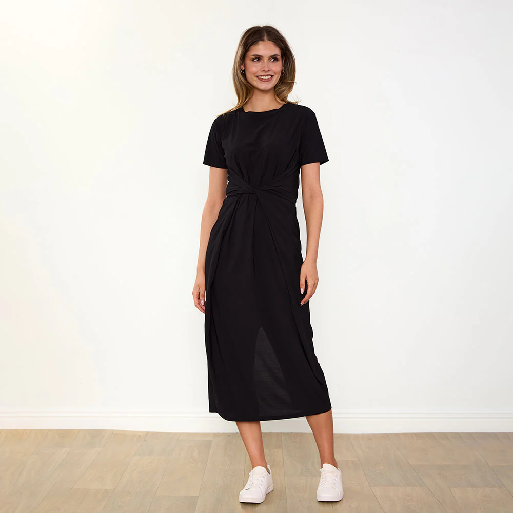 Alana Dress (Black) - Image 3