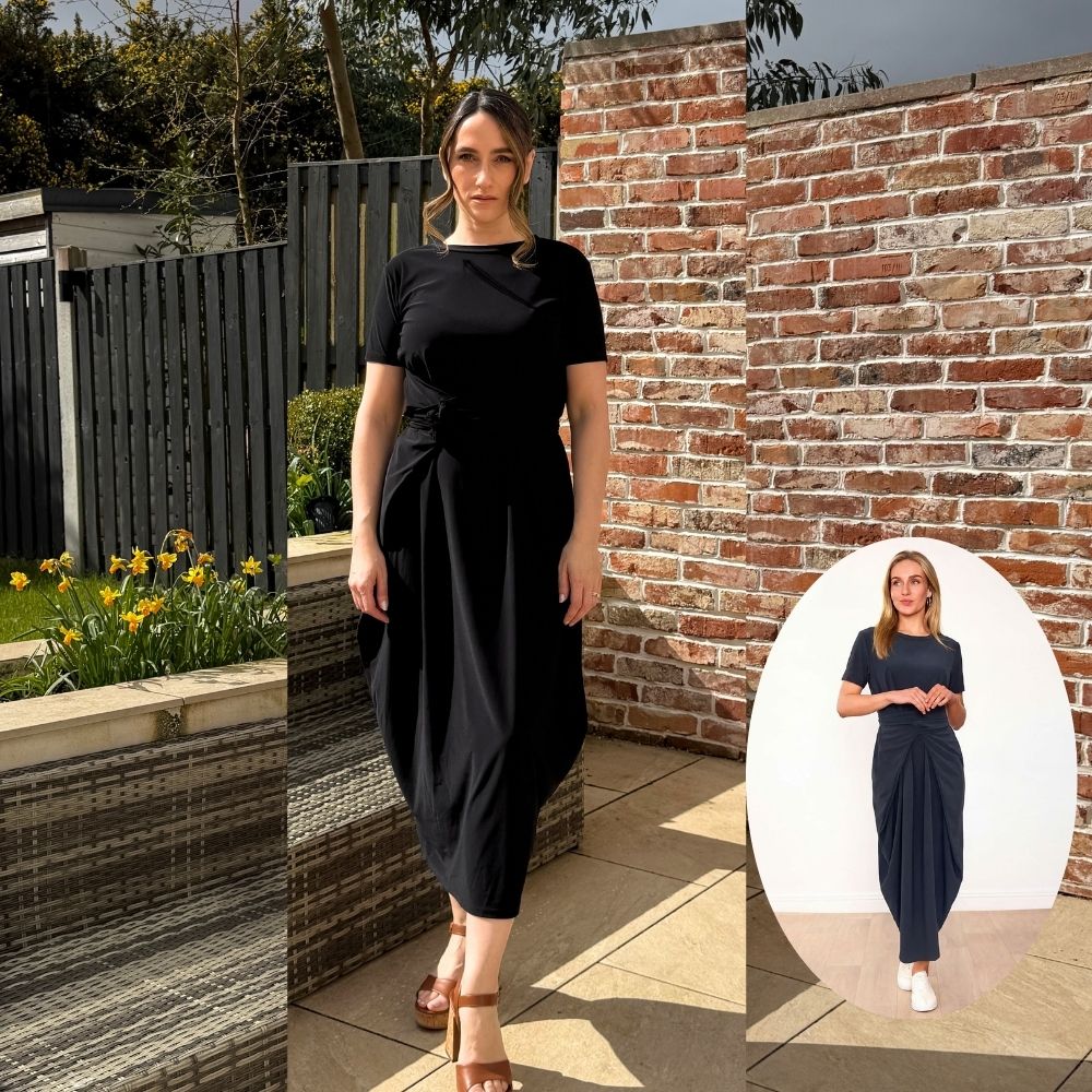 Alana Dress (Black) - Image 4