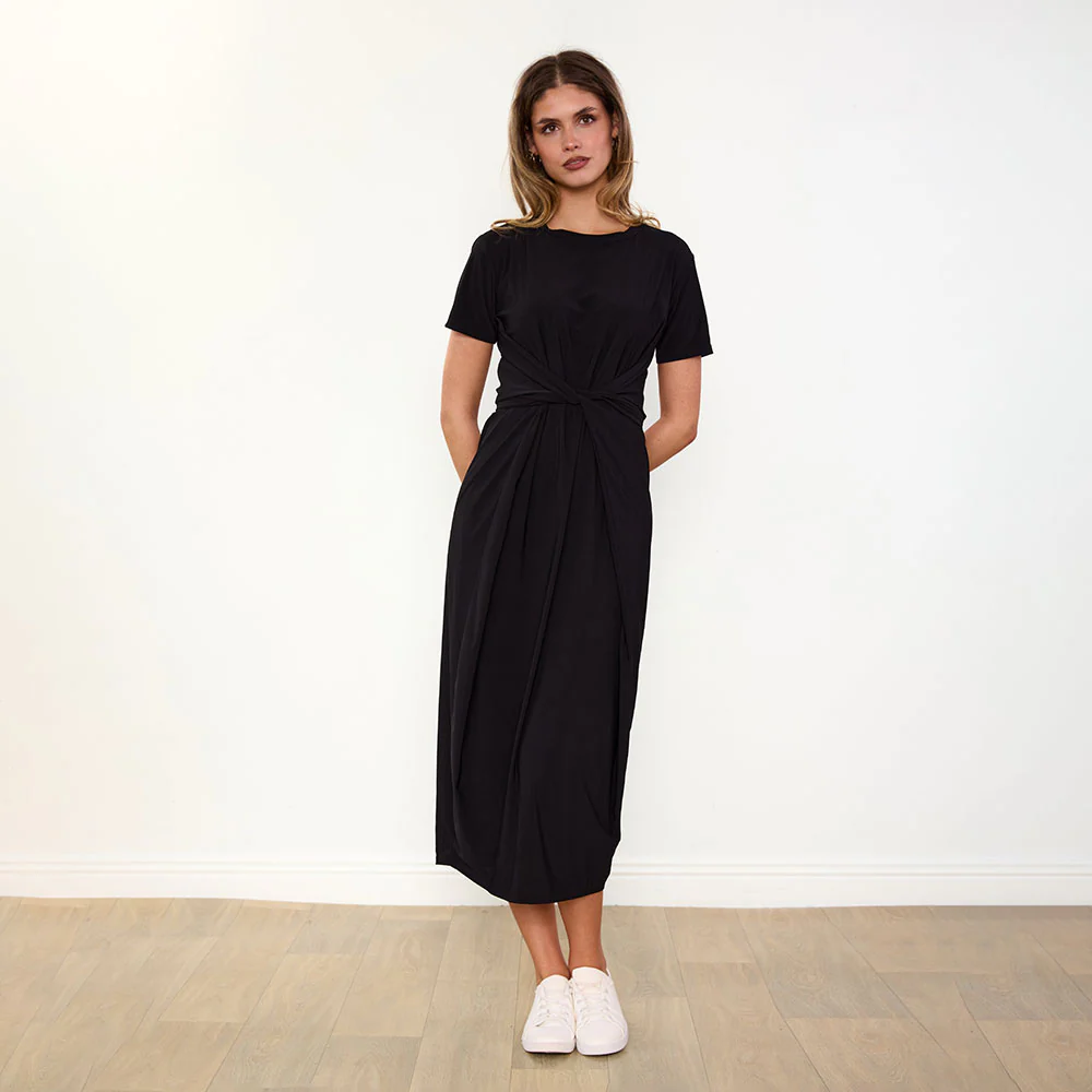 Alana Dress (Black) - Image 6