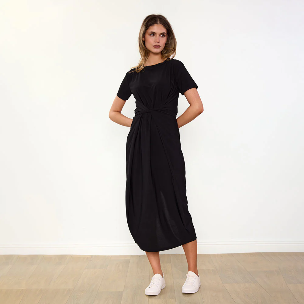 Alana Dress (Black) - Image 7