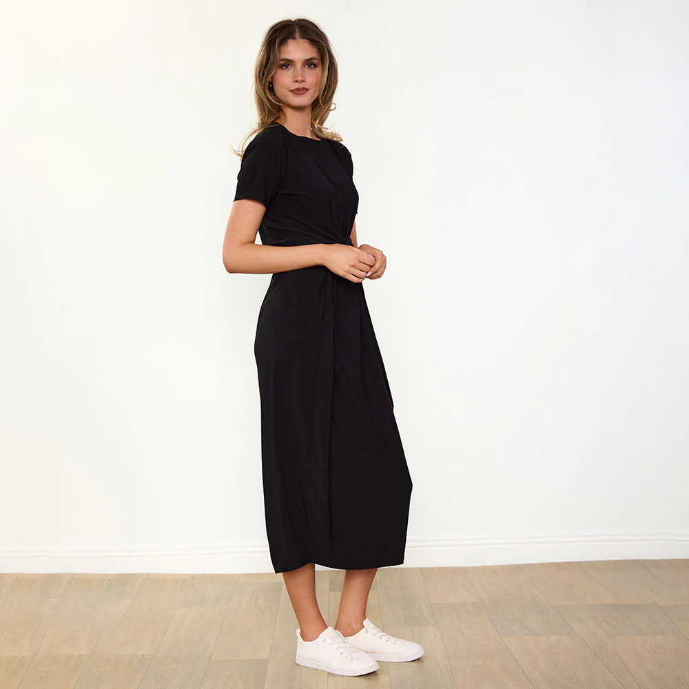Alana Dress (Black) - Image 9
