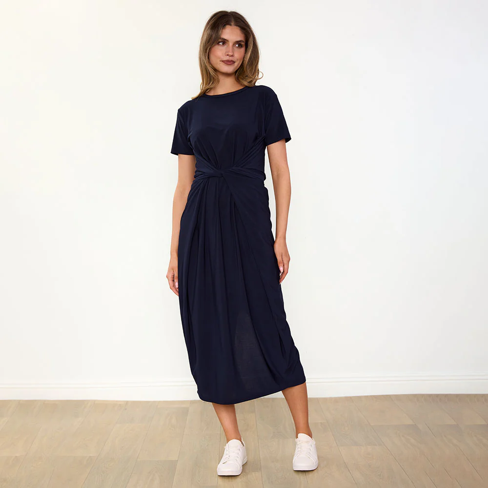 Alana Dress (Navy) - Image 3