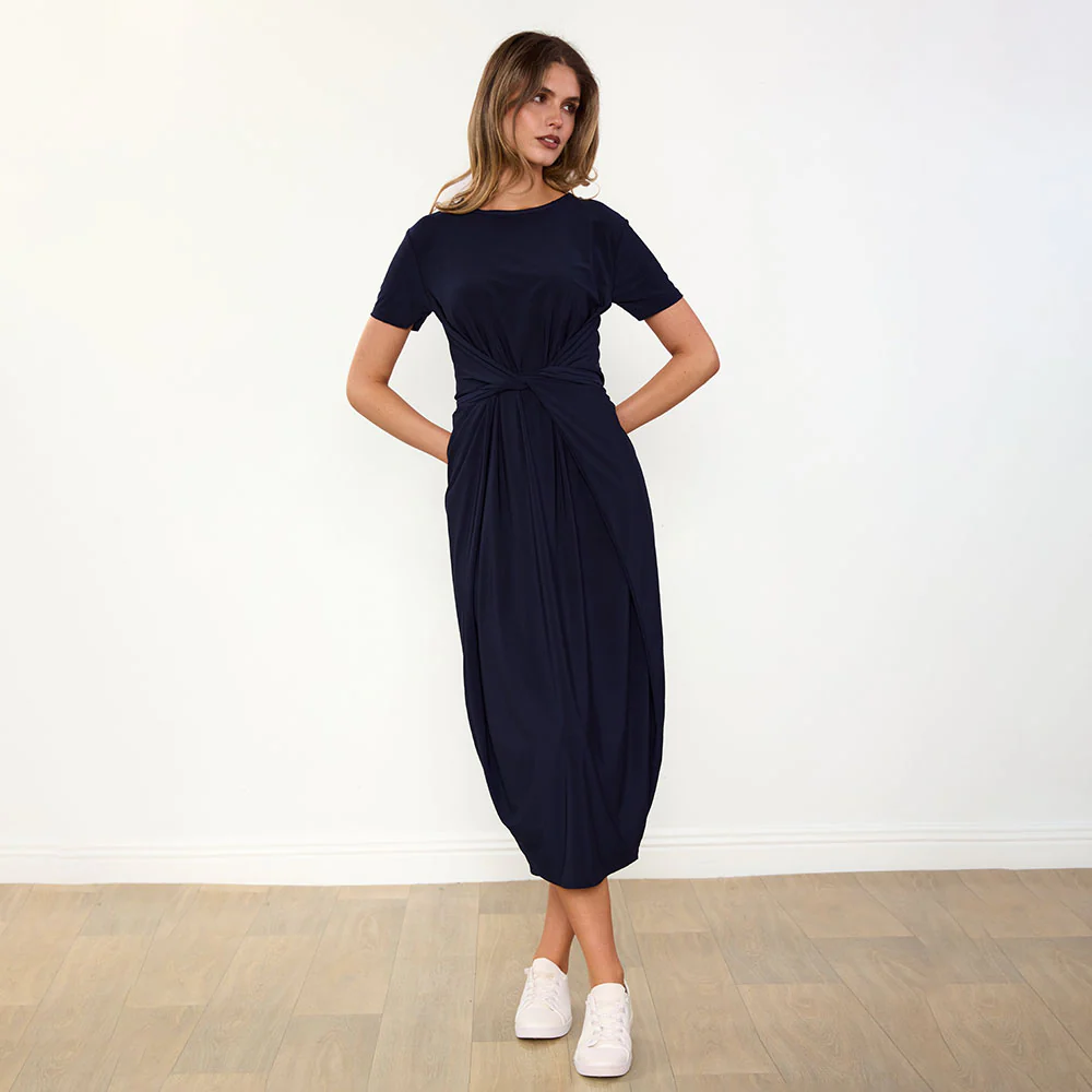 Alana Dress (Navy) - Image 9