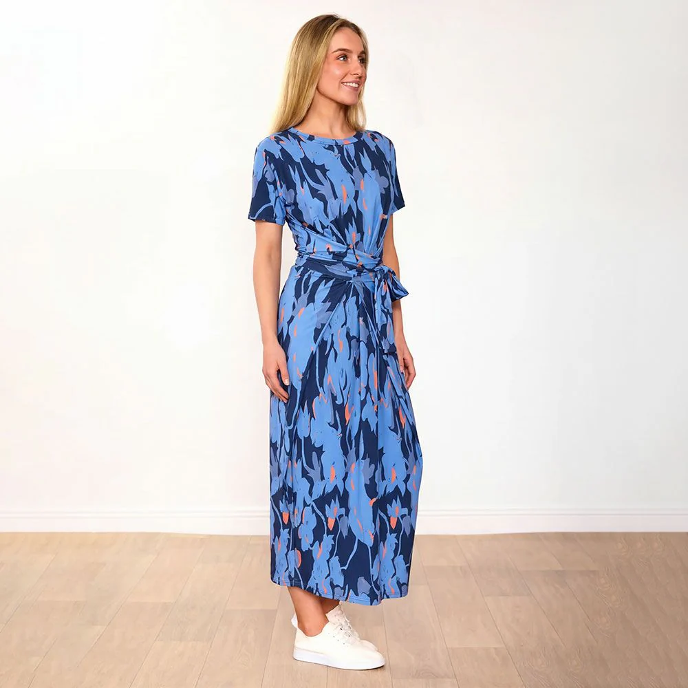 Alana Dress (Navy/Orange Abstract) & (Black) for €94.00 - Image 5