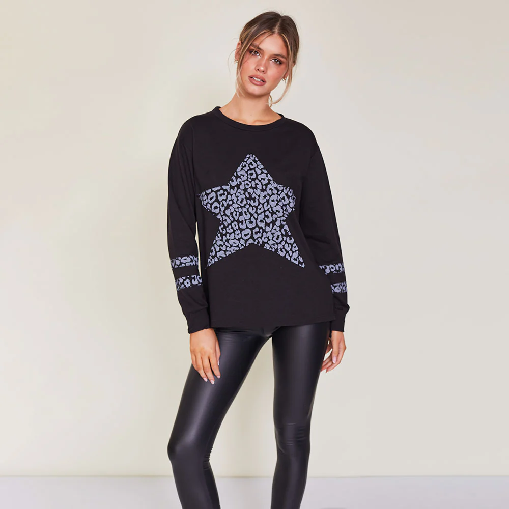 Ali Sweatshirt (Black) - Image 3