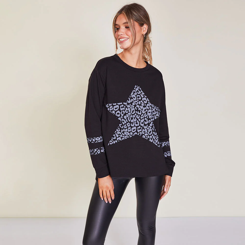 Ali Sweatshirt (Black) - Image 4