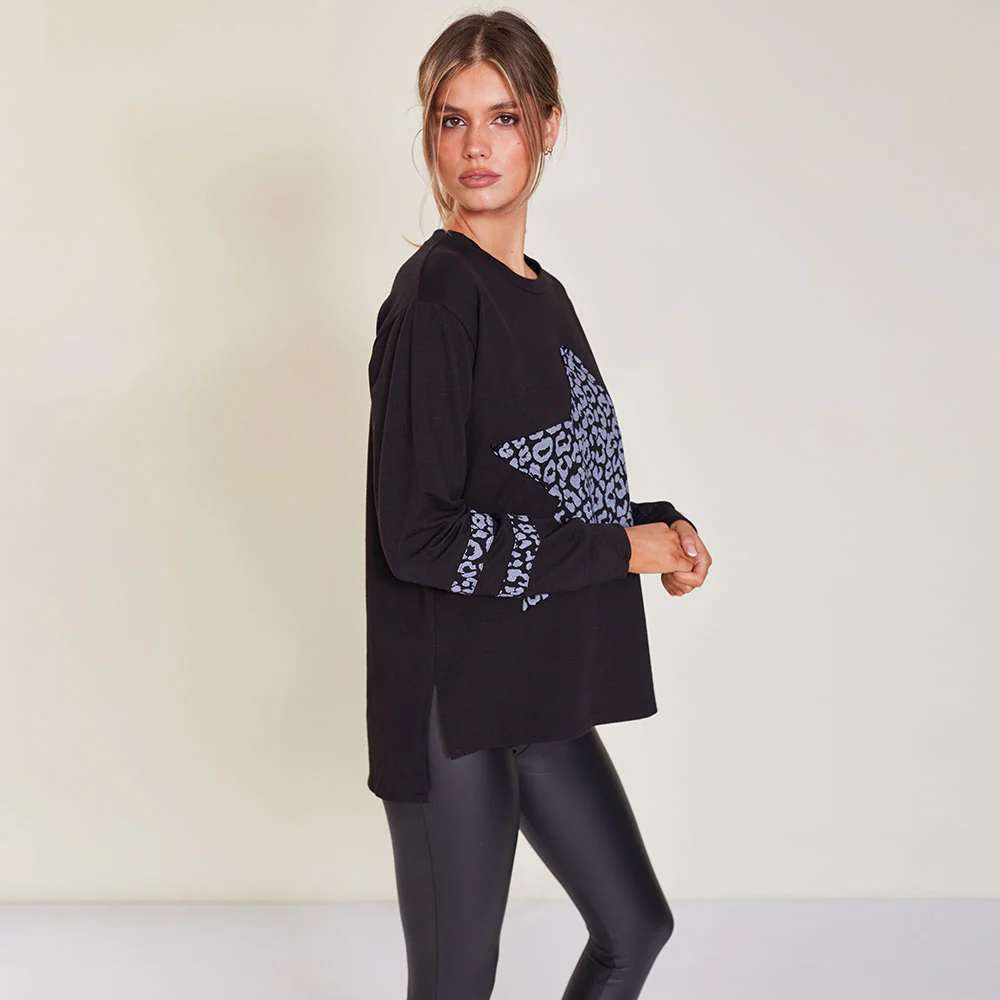 Ali Sweatshirt (Black) - Image 6