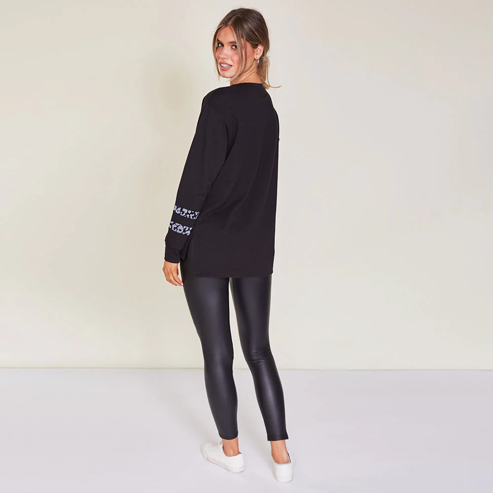 Ali Sweatshirt (Black) - Image 8
