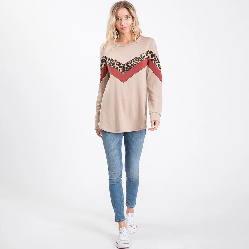 Alison Cream Leopard Top - Image 4