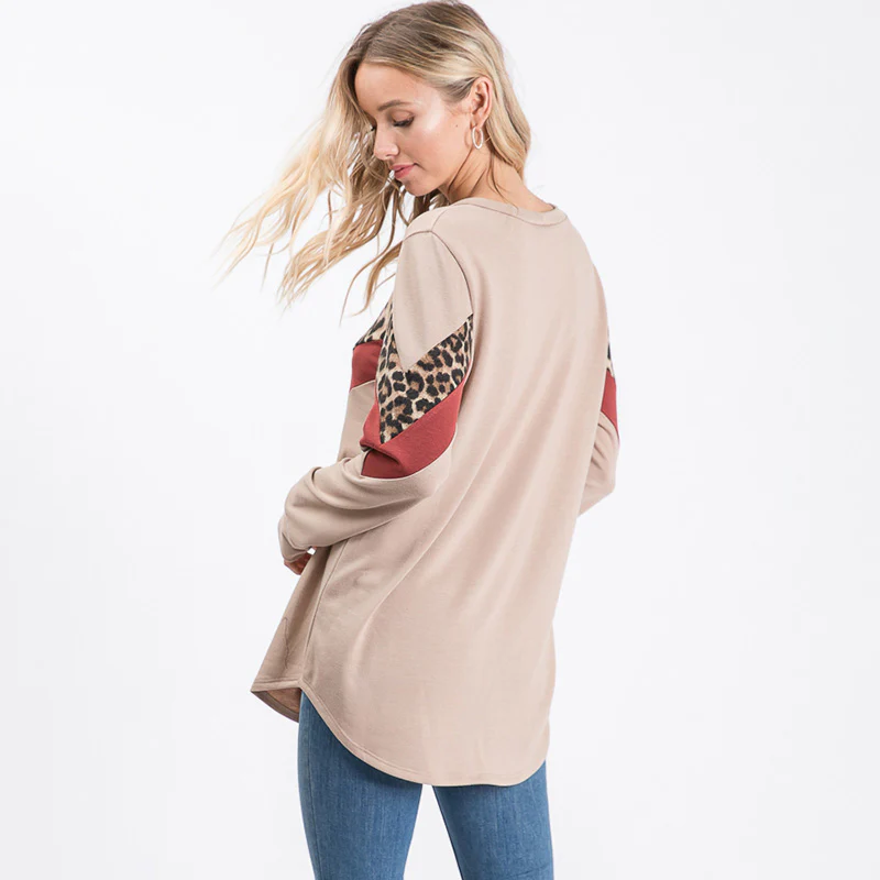 Alison Cream Leopard Top - Image 6