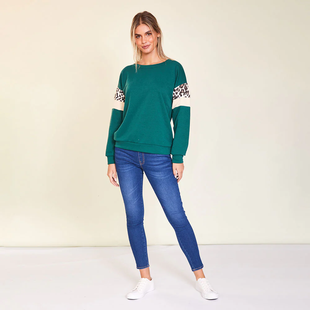 Ally Jumper (Green/Cream) - Image 5
