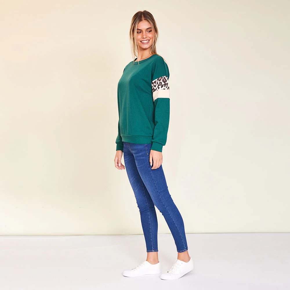 Ally Jumper (Green/Cream) - Image 6