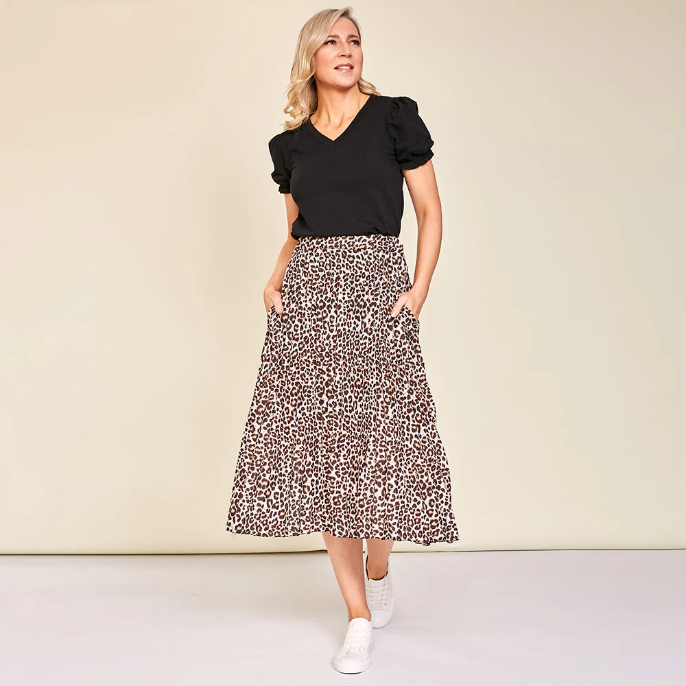 Tilly Skirt (Leopard)