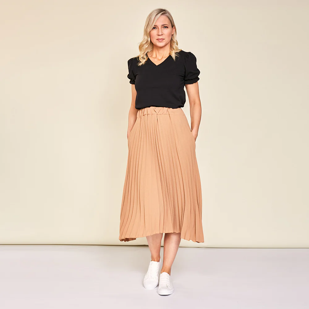 Ally Skirt (Tan) - Image 4