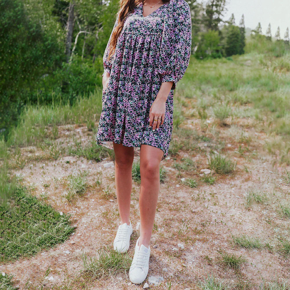 Alyssa Dress (Black Floral) - Image 5