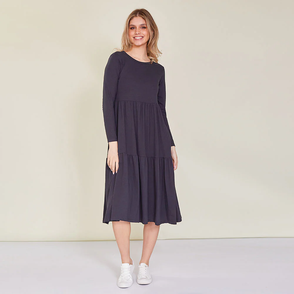 Amber Dress (Black) - Image 2