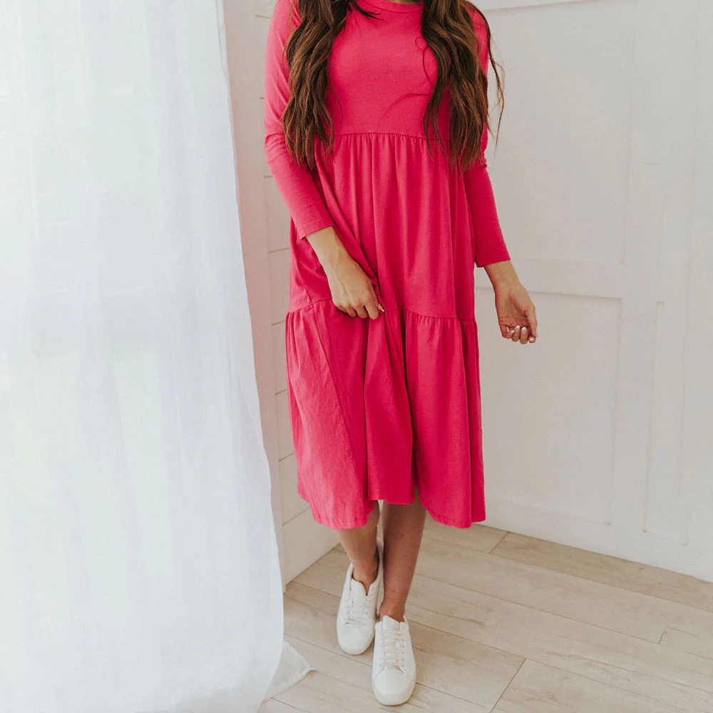 Amber Dress (Pink) - Image 2