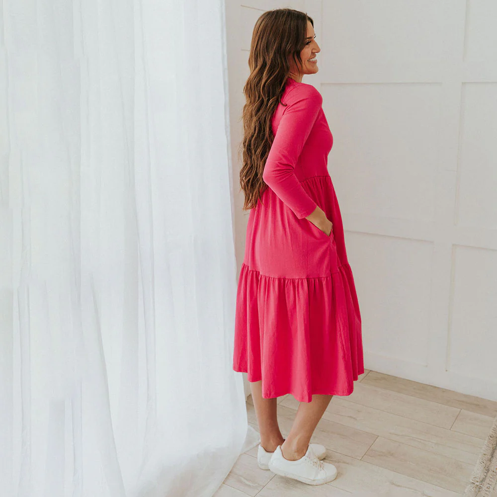 Amber Dress (Pink) - Image 5