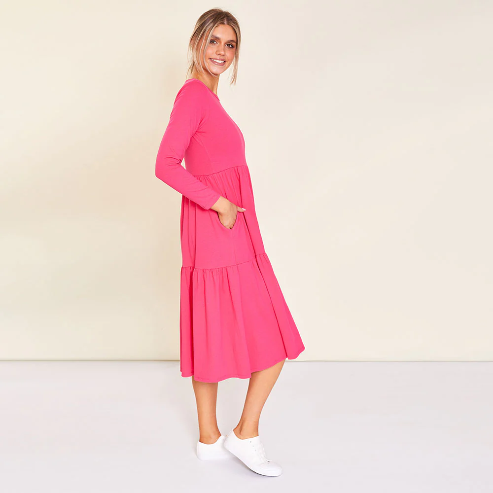 Amber Dress (Pink) - Image 8