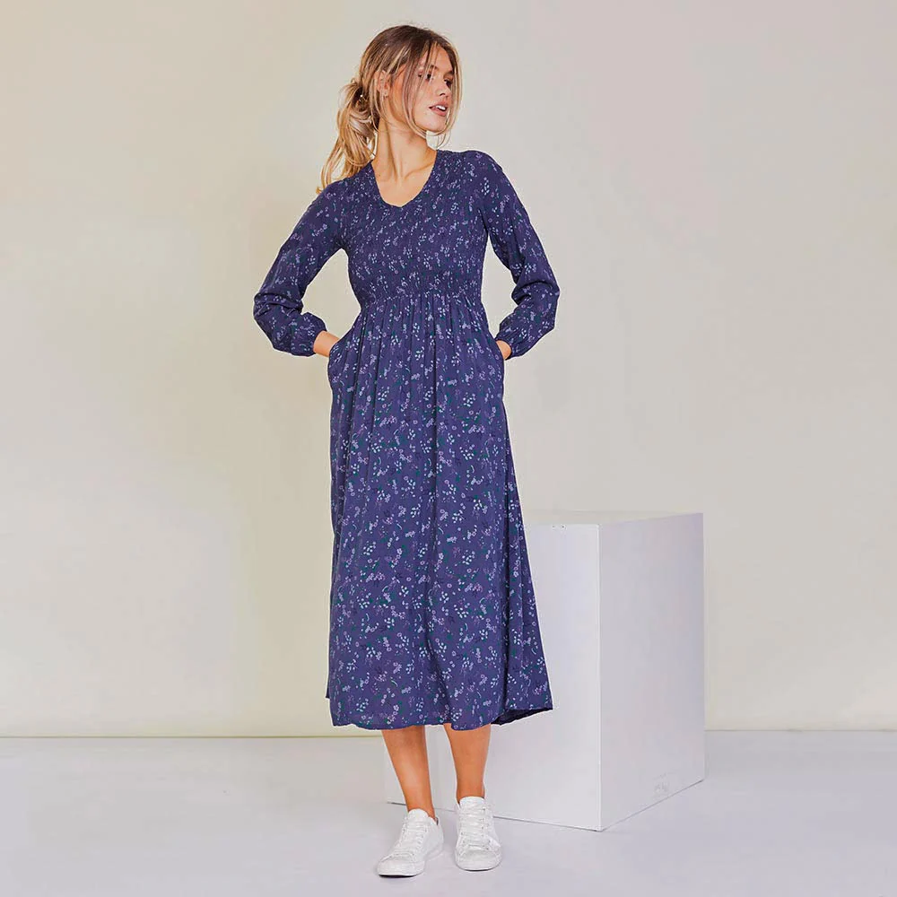 Amelia Dress (Navy Floral) - Image 4