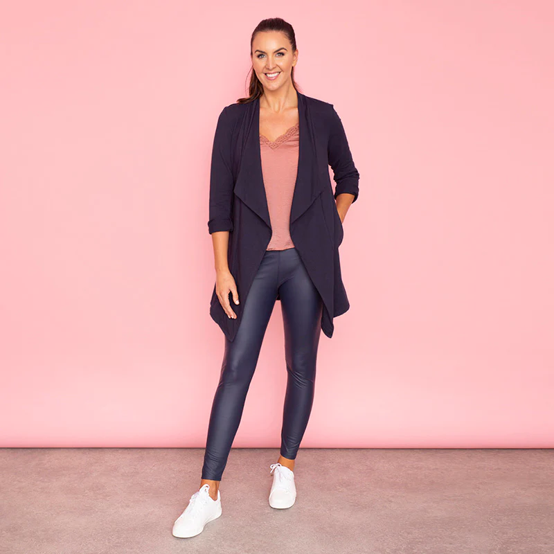 Amy Stretch Blazer (Navy) - Image 2