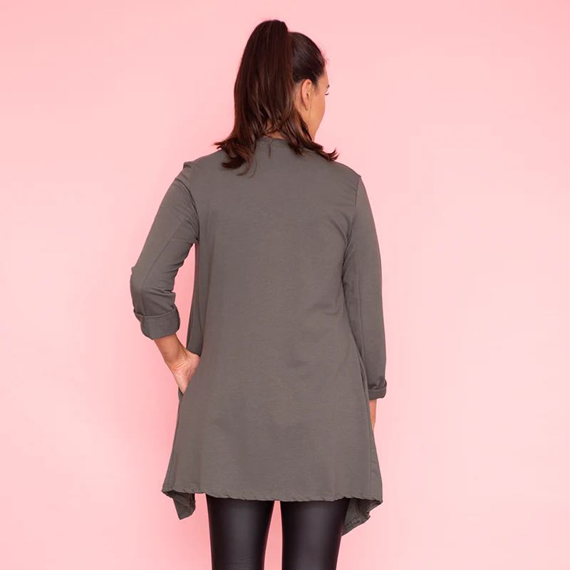 Amy Stretch Blazer (Khaki) - Image 6