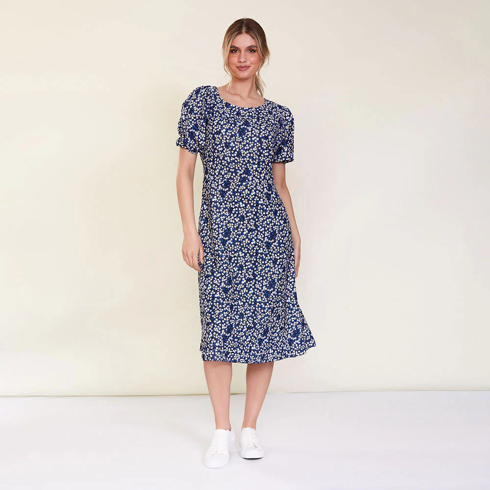 Andrea Dress (Navy) - Image 2