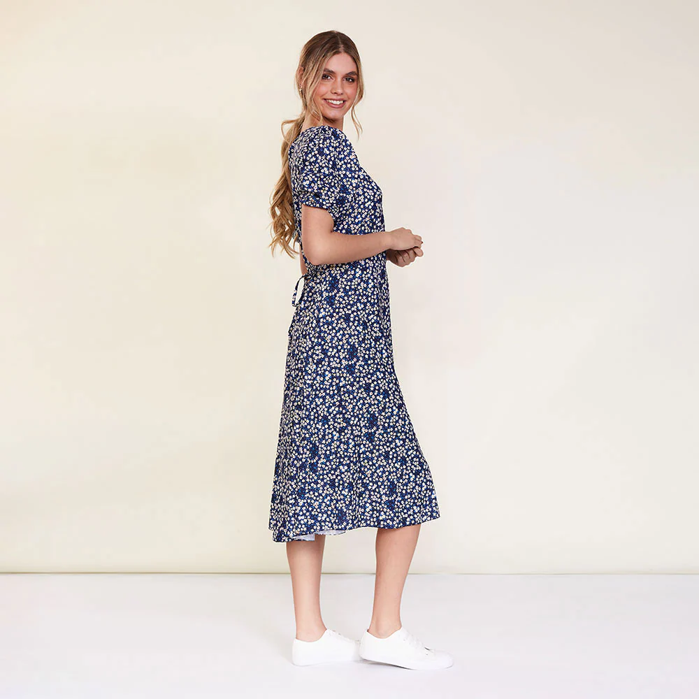 Andrea Dress (Navy) - Image 3