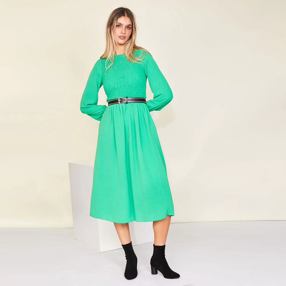 Aniston Dress (Green) - Image 3