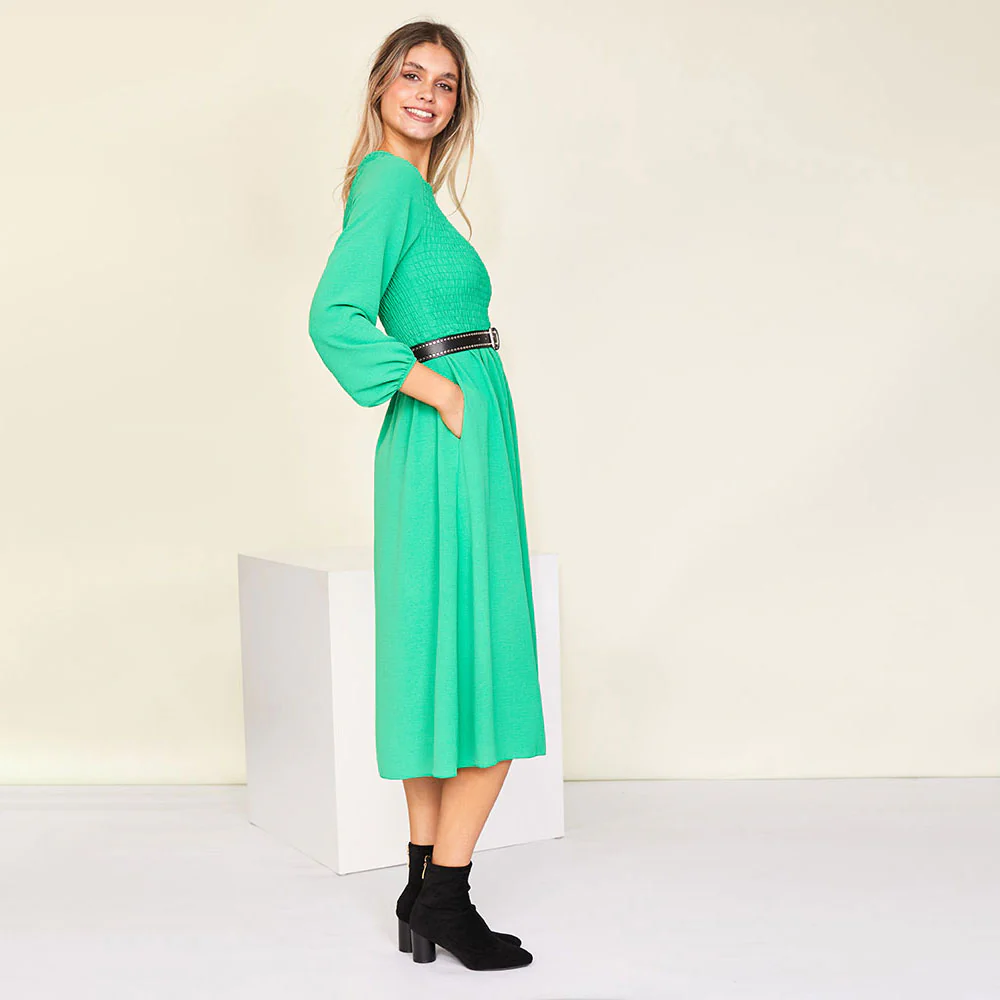 Aniston Dress (Green) - Image 7