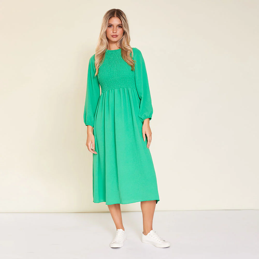 Aniston Dress (Green) - Image 8