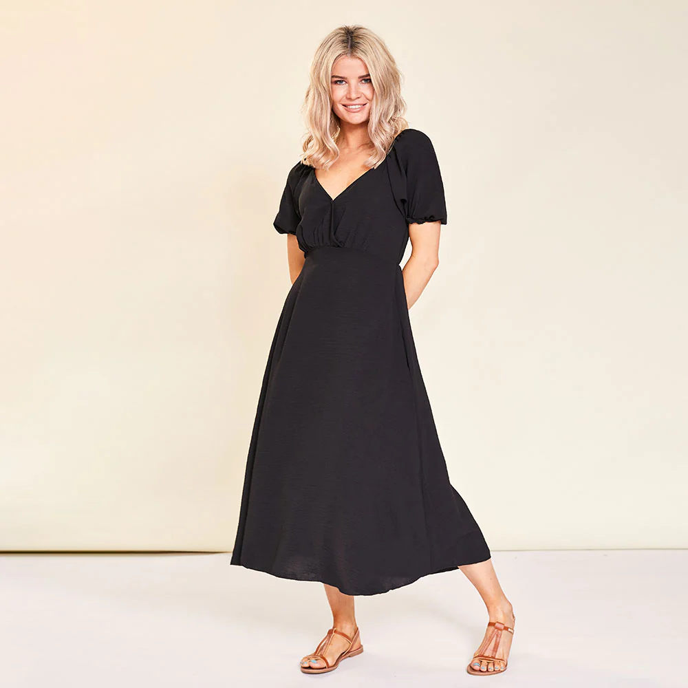 Reece-Ann Dress (Black) - Image 2