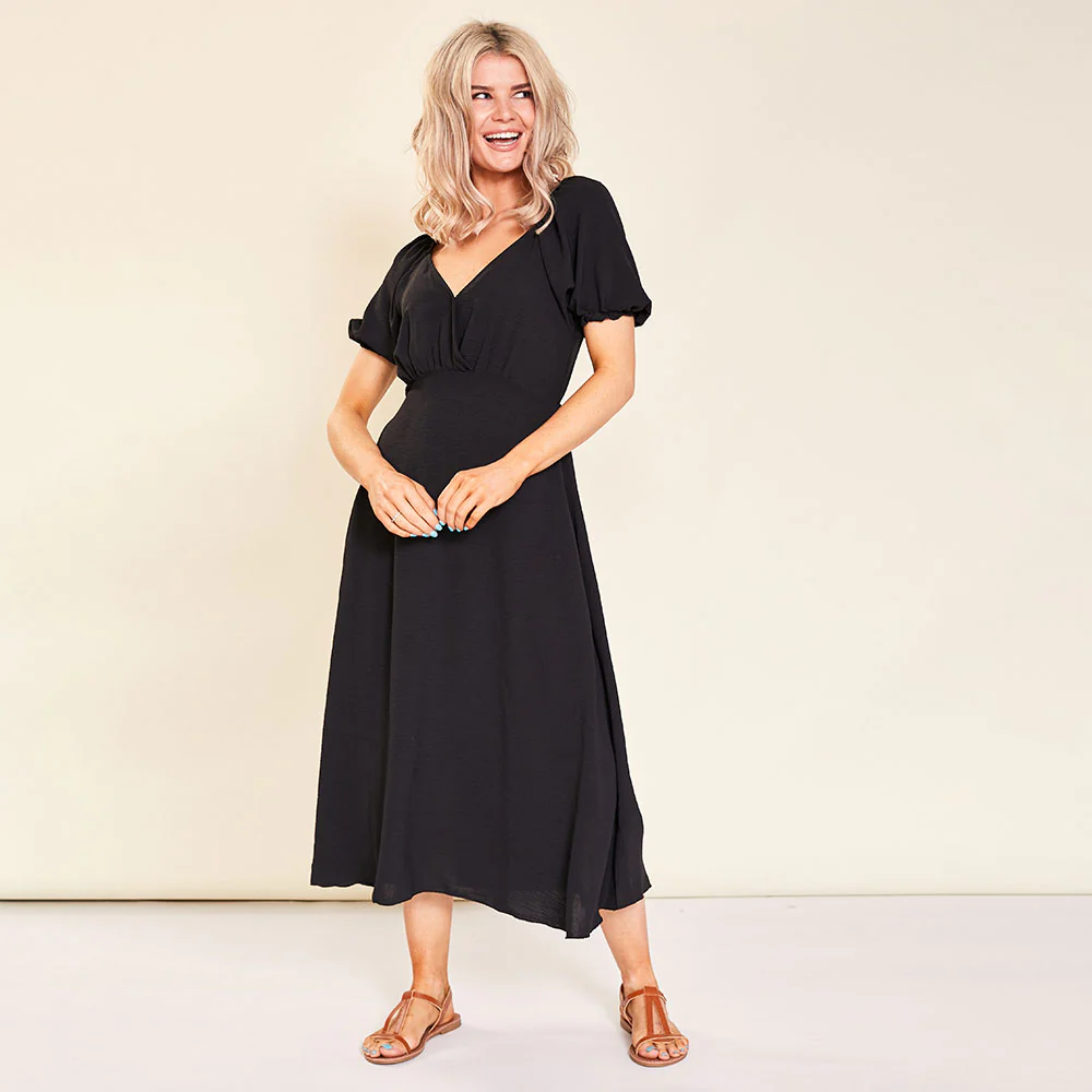 Reece-Ann Dress (Black) - Image 5