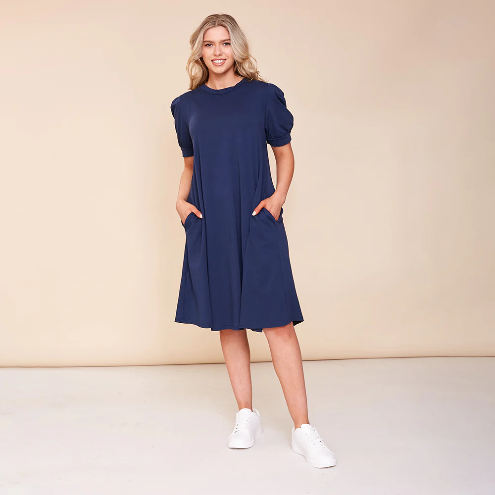 Annie Dress (Navy) - Image 3