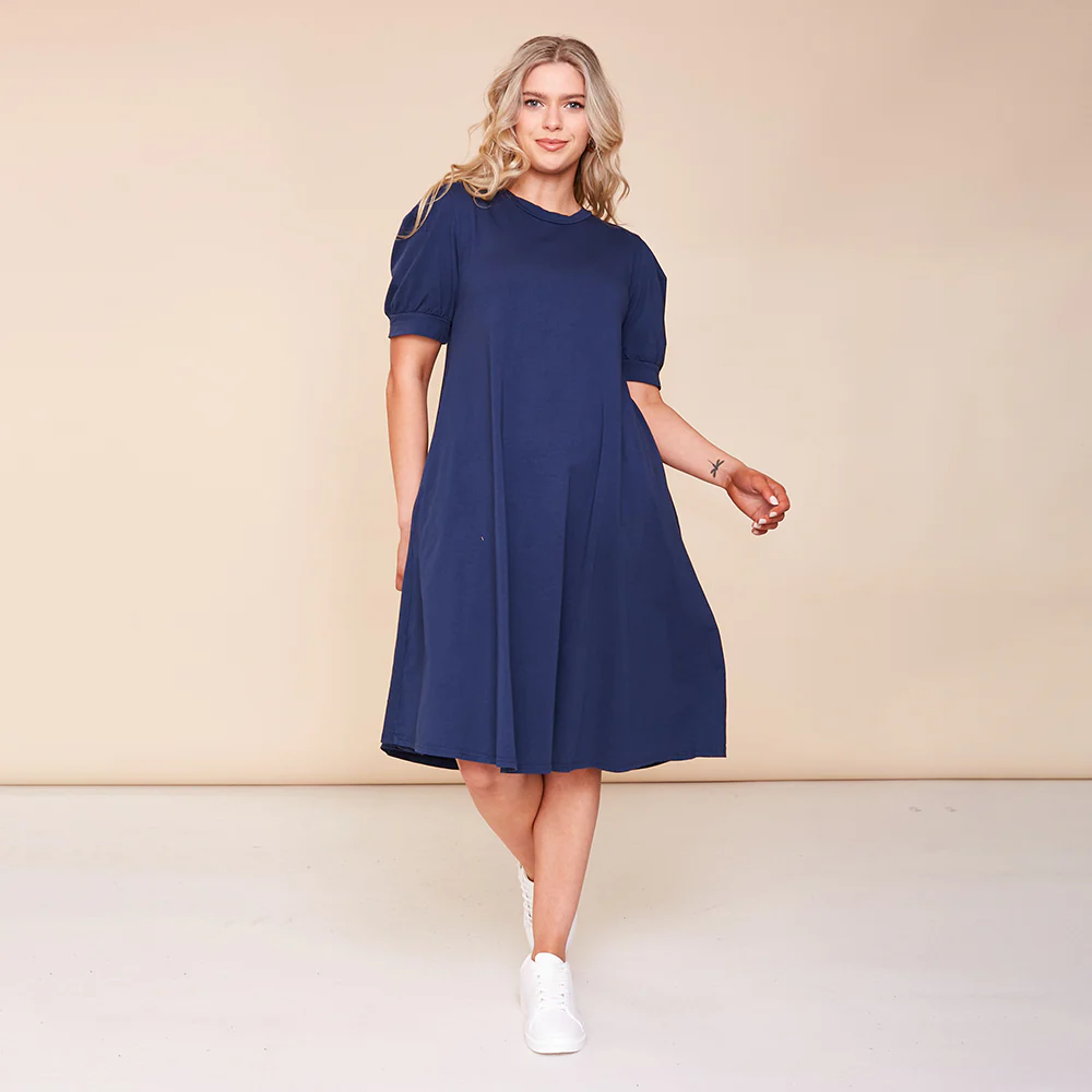 Annie Dress (Navy) - Image 7