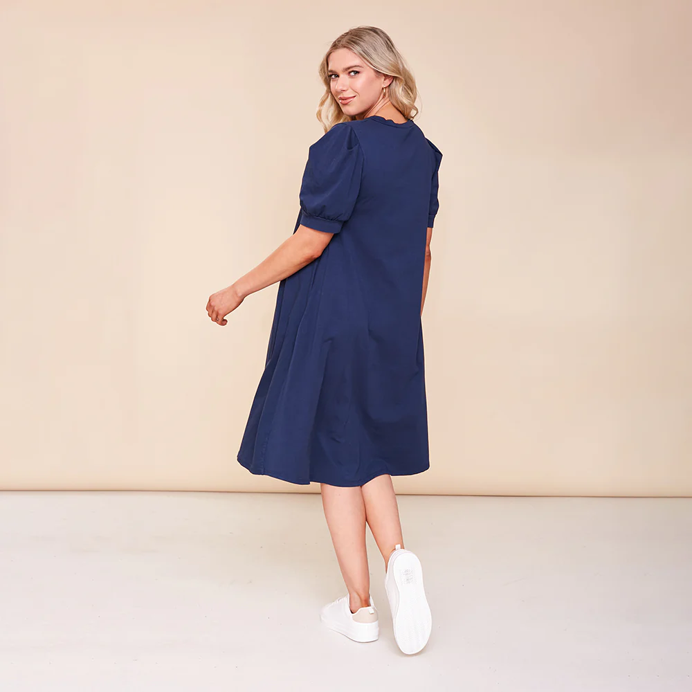 Annie Dress (Navy) - Image 9